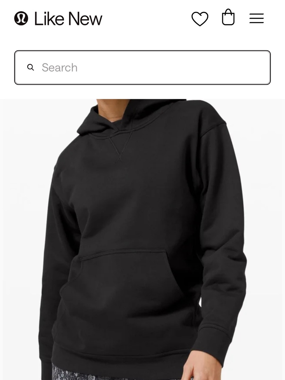NWT Lululemon All Yours Hoodie French Terry women’s size 8
